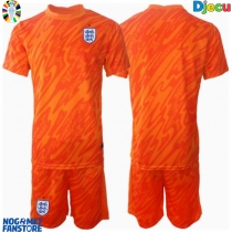 Engleska Golmanski Domaci Dres za djecu EP 2024 Kratak Rukav (+ Kratke hlače)